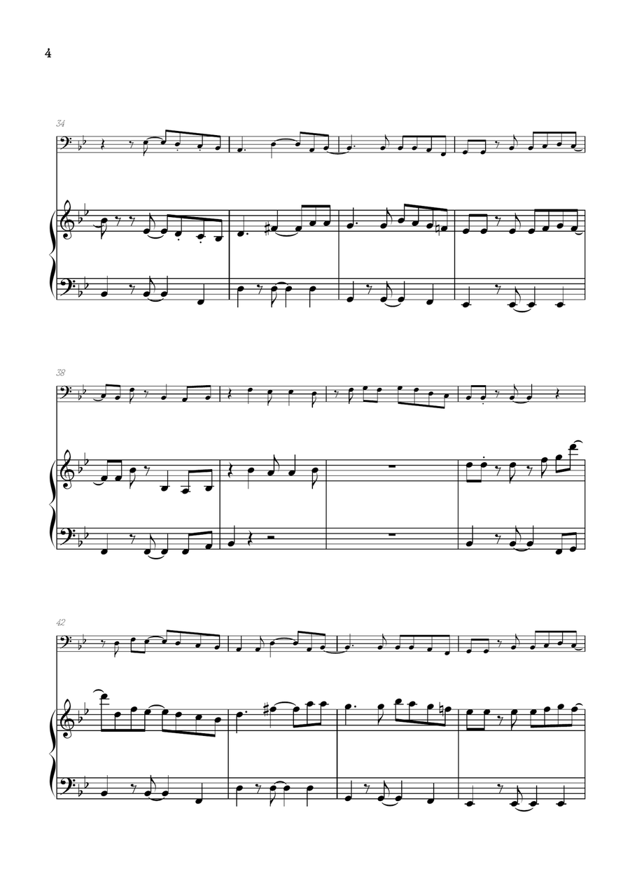 Made You Look Piano scores gallery preview page 5