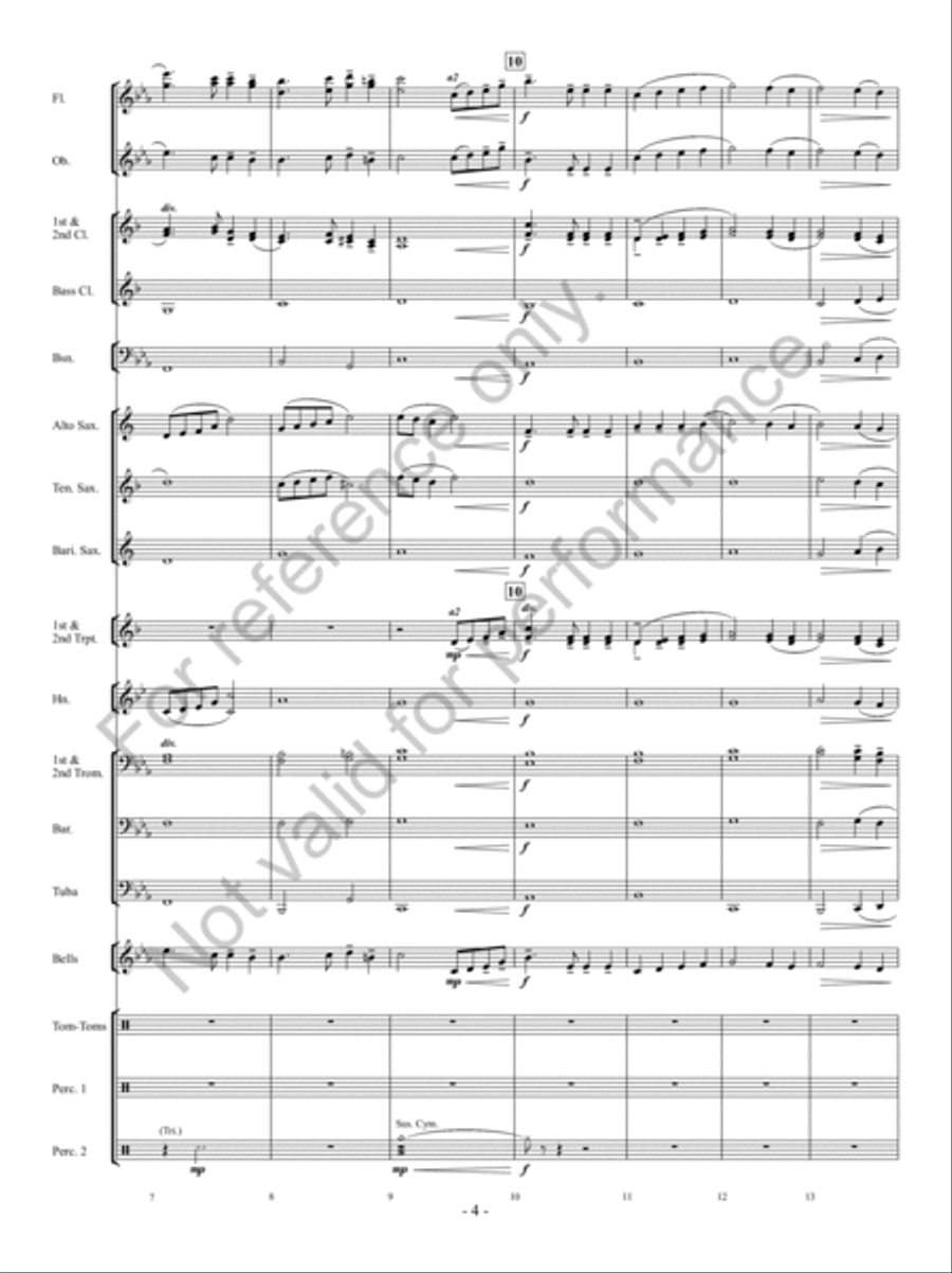 Mask Of The Avenger Mask Of The Avenger Concert Band scores gallery preview page 3