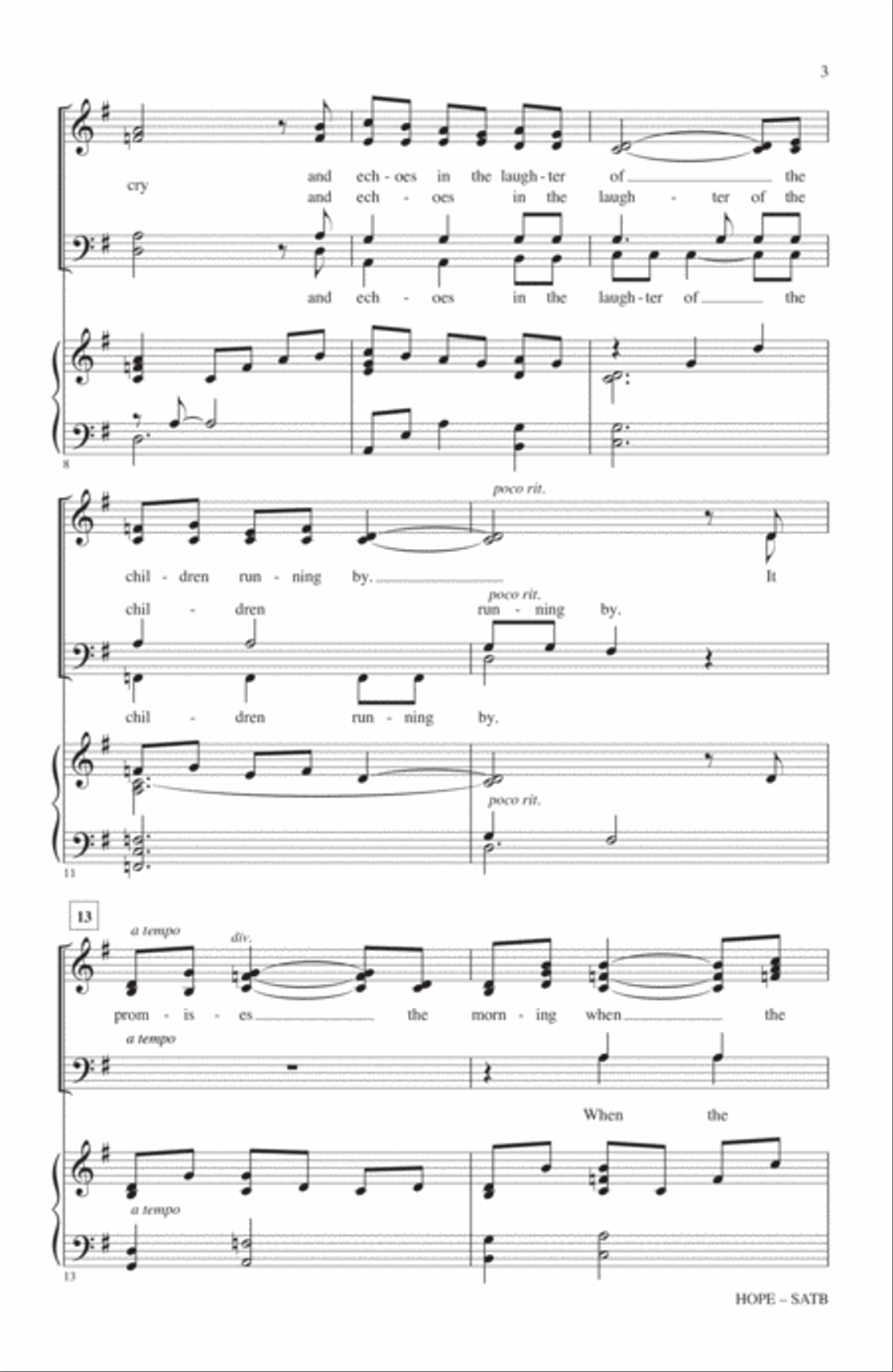 Hope Hope 4-Part scores gallery preview page 2
