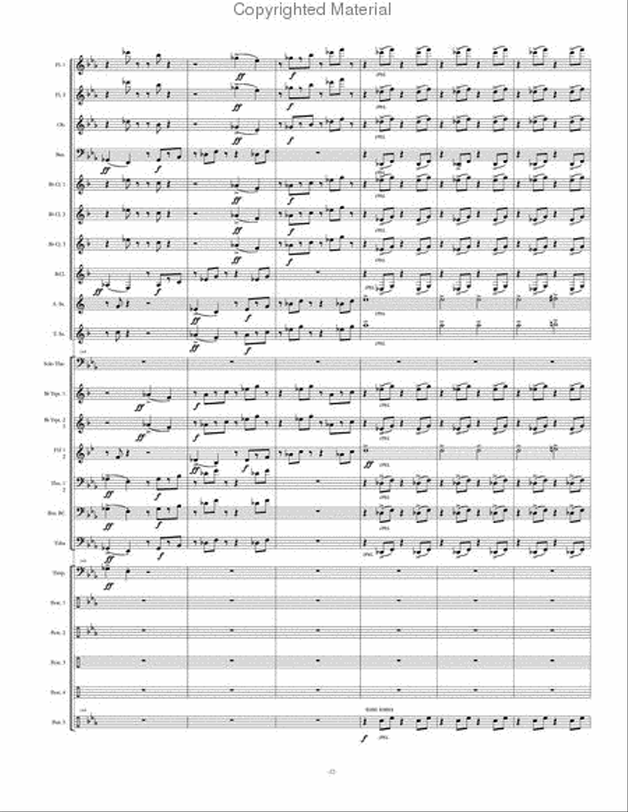 Seminar Concert Band scores gallery preview page 23