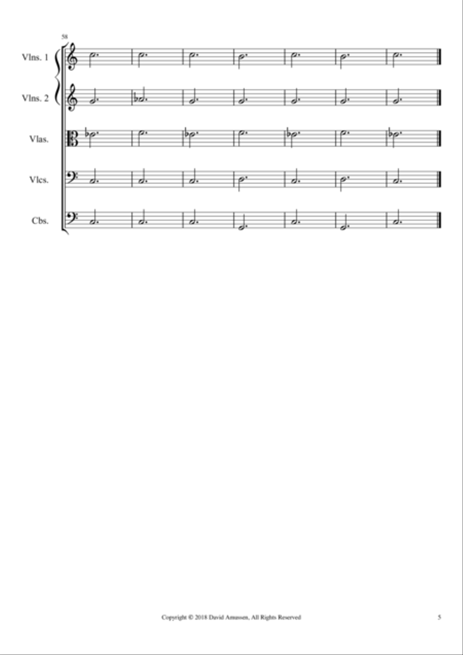 Chaconne (2018) String Orchestra scores gallery preview page 5