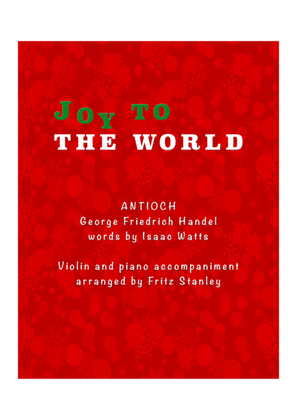 Book cover for Joy to the World - Violin & Piano Accompaniment