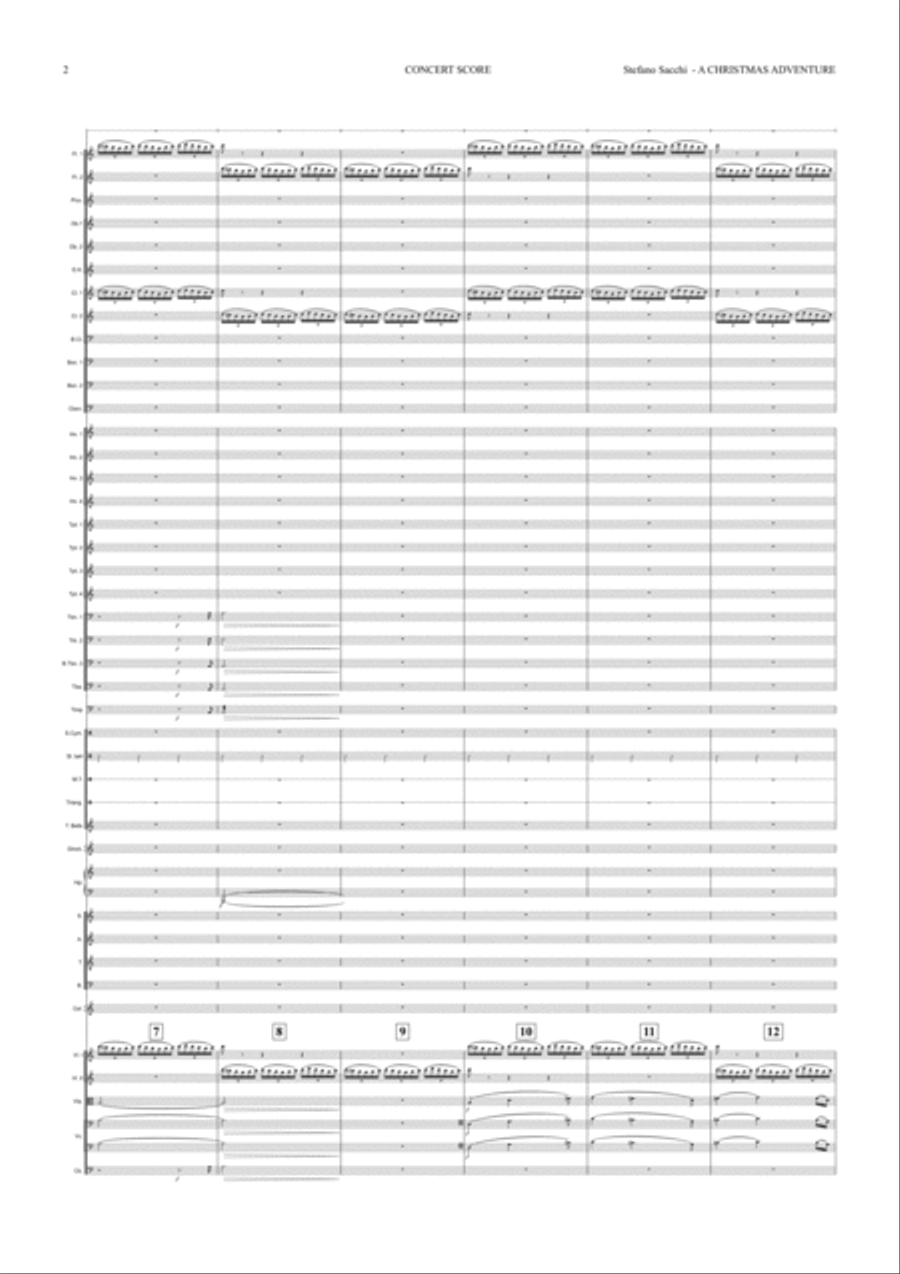 A Christmas Adventure Full Orchestra scores gallery preview page 3