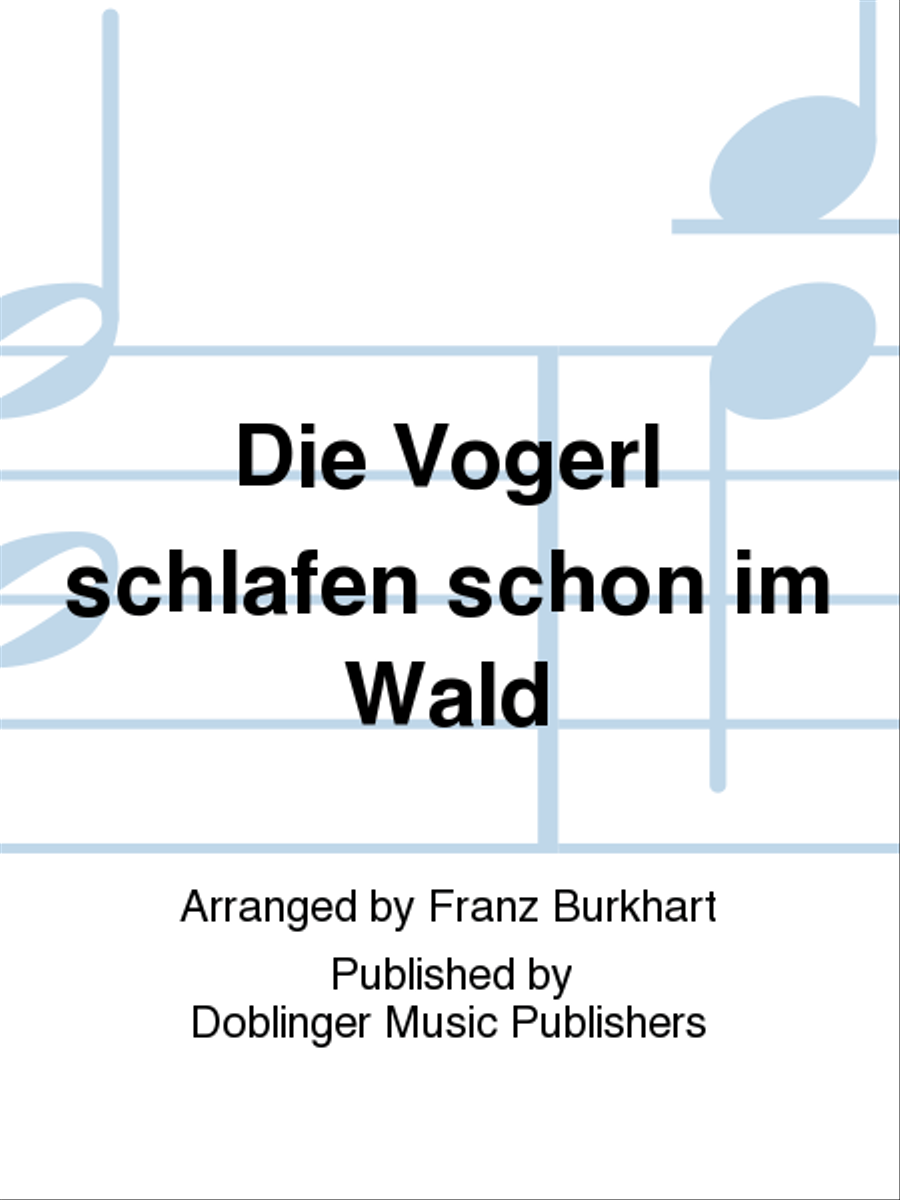 Vogerl schlafen schon im Wald TTB scores gallery preview page 1