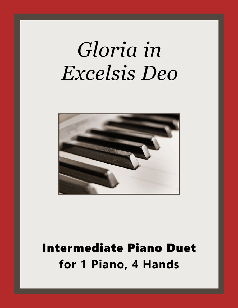 Gloria in Excelsis Deo (1 Piano, 4 Hands) 1 Piano, 4-Hands scores gallery preview page 1