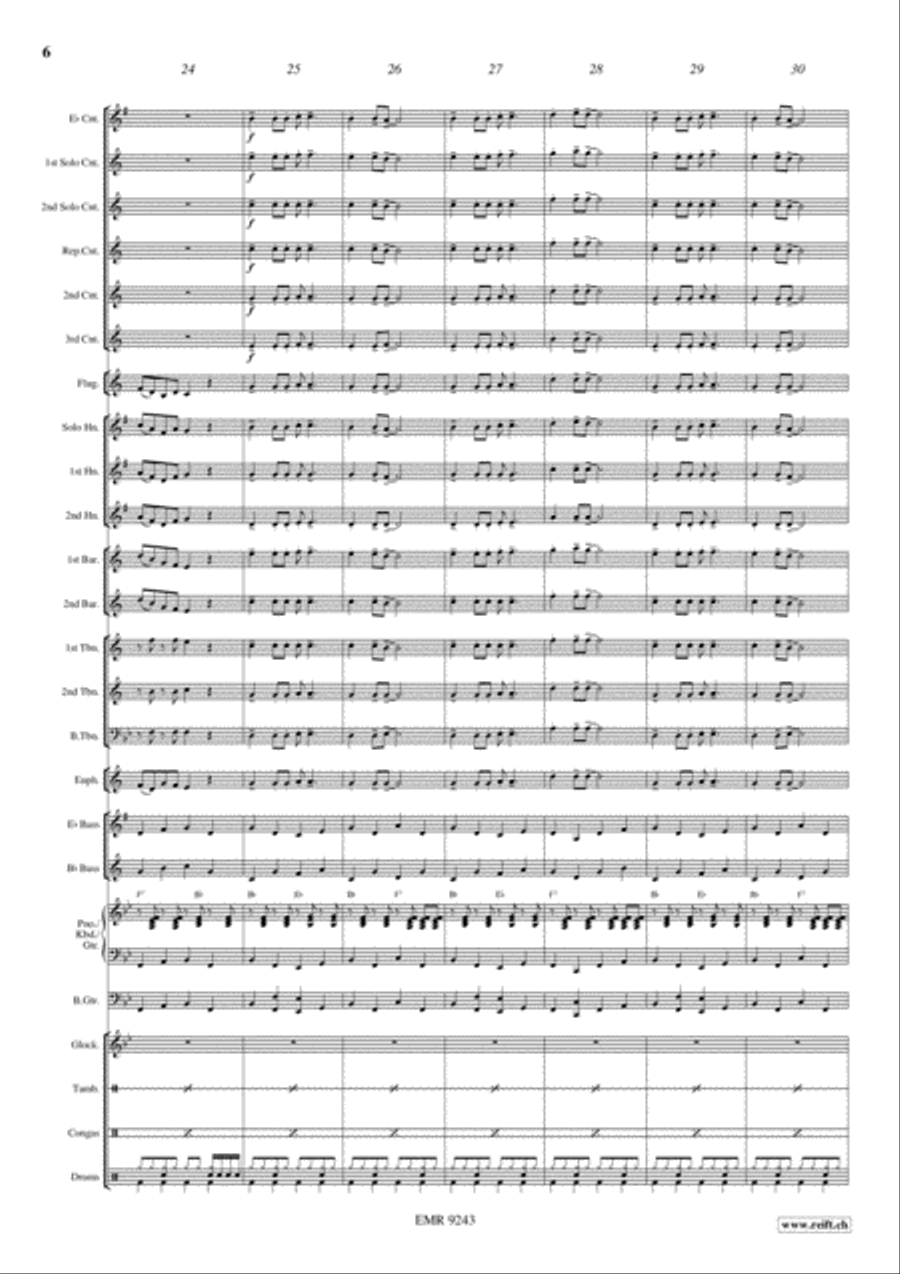 Music For Fun Brass Band scores gallery preview page 7