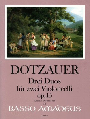 Book cover for Three Duos op. 15