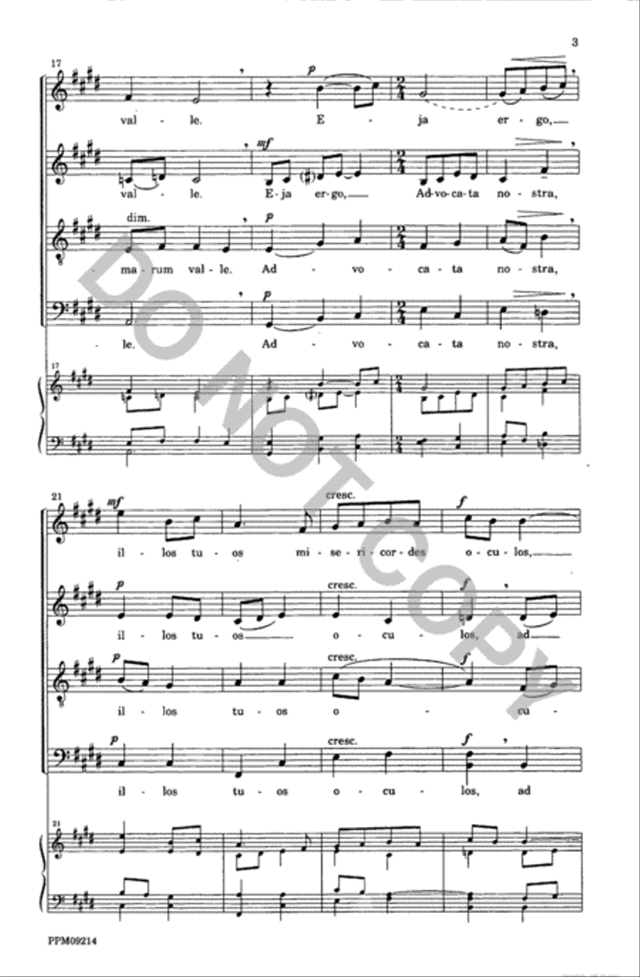 Salve Regina 4-Part scores gallery preview page 4