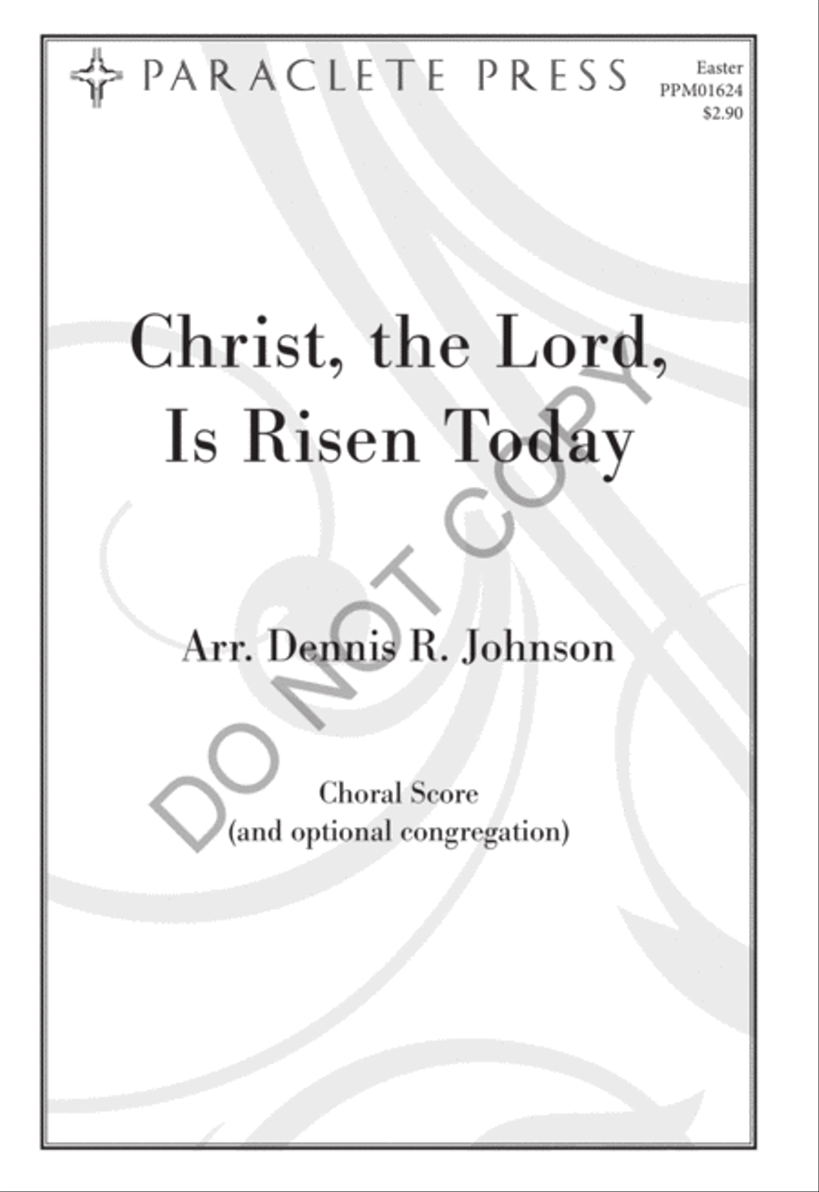 Christ, the Lord, Is Risen Today 4-Part scores gallery preview page 2