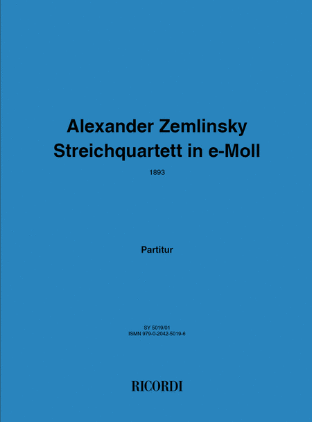 Streichquartett E-Moll