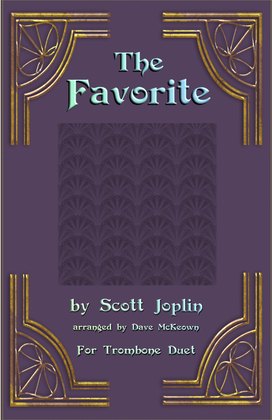Book cover for The Favorite, Two-Step Ragtime for Trombone Duet