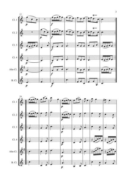 Trio Sonata Op. 2 No. 8 4th Movement - for Clarinet Quintet image number null