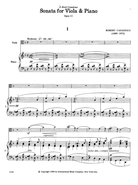 Sonata, Opus 12