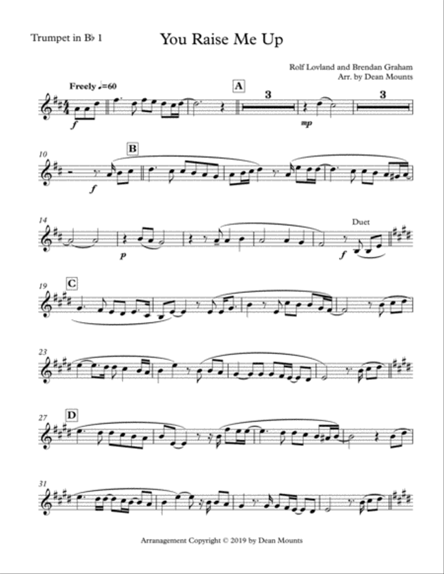 You Raise Me Up You Raise Me Up Brass Ensemble scores gallery preview page 5