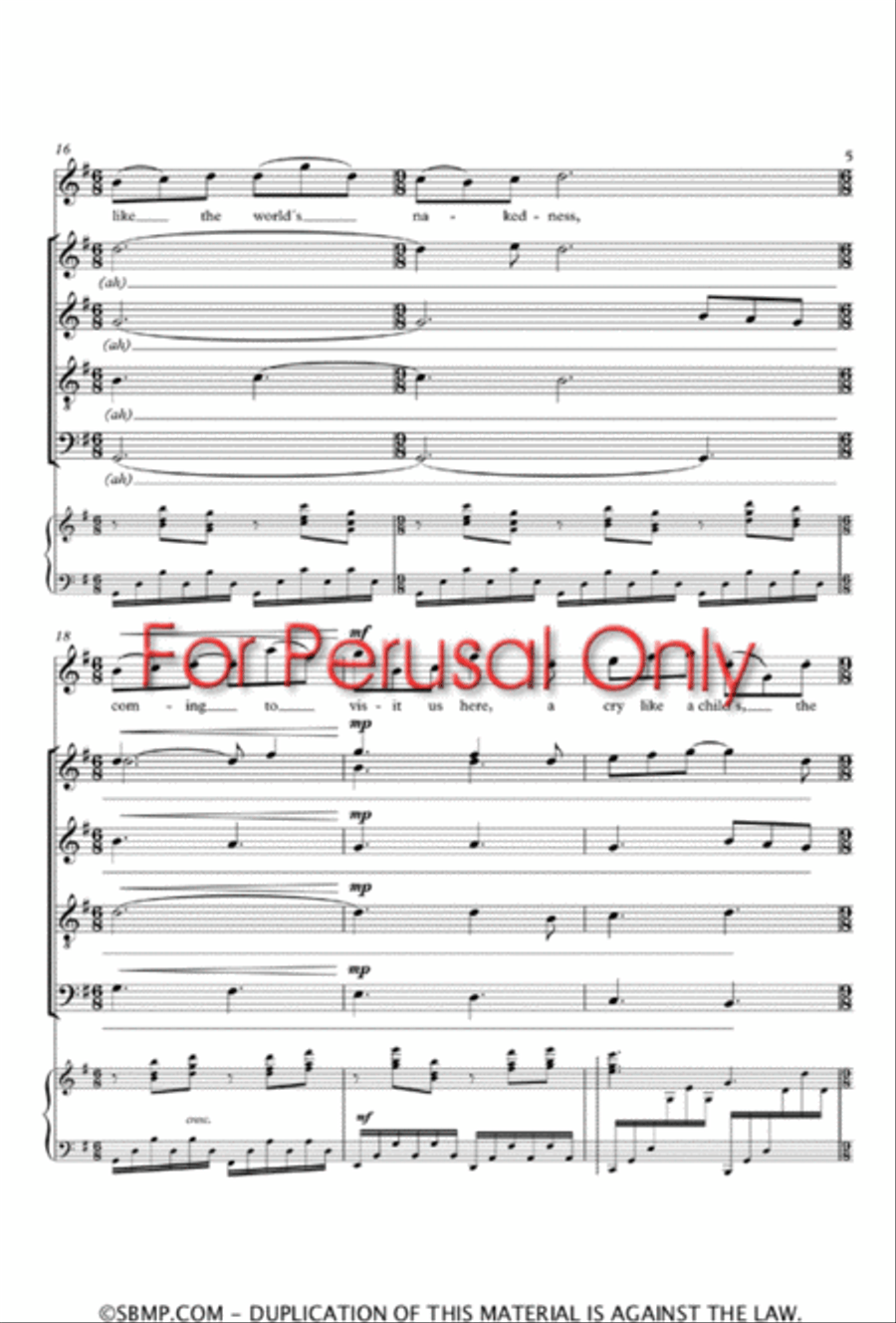 The Christmas Alleluias - SATB divisi Choral Book Divisi scores gallery preview page 5