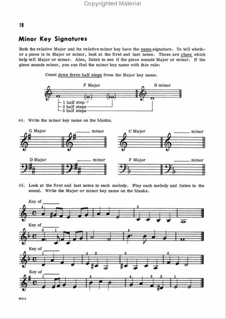 Theory Lessons, Level 3 Piano Method scores gallery preview page 3