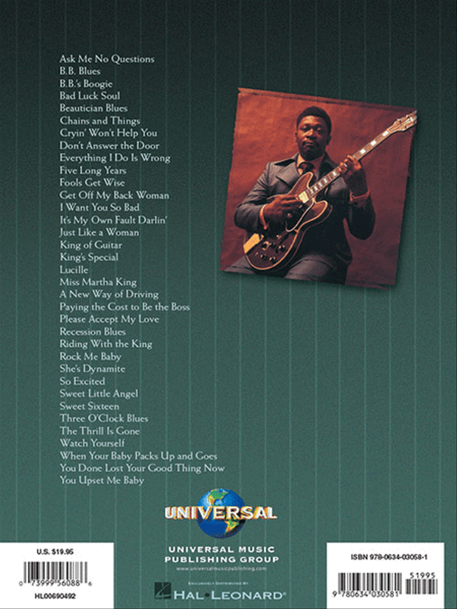 B.B. King – Anthology Electric Guitar scores gallery preview page 5