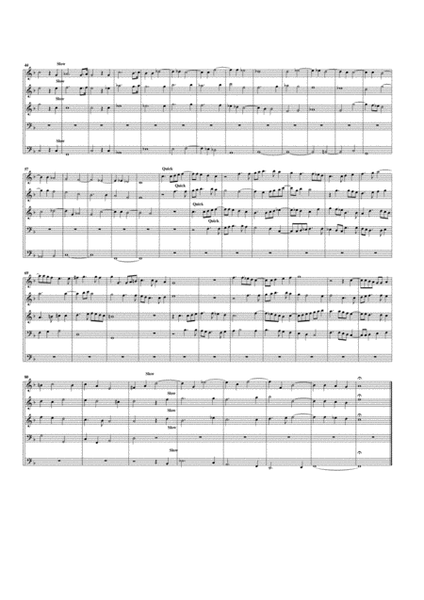 Fantazia no.6 (arrangement for 5 recorders (SAABgB))