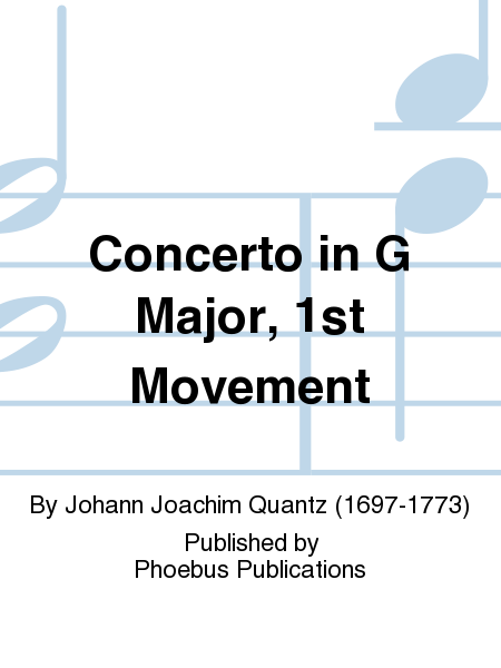 Concerto in G Major, 1st Movement