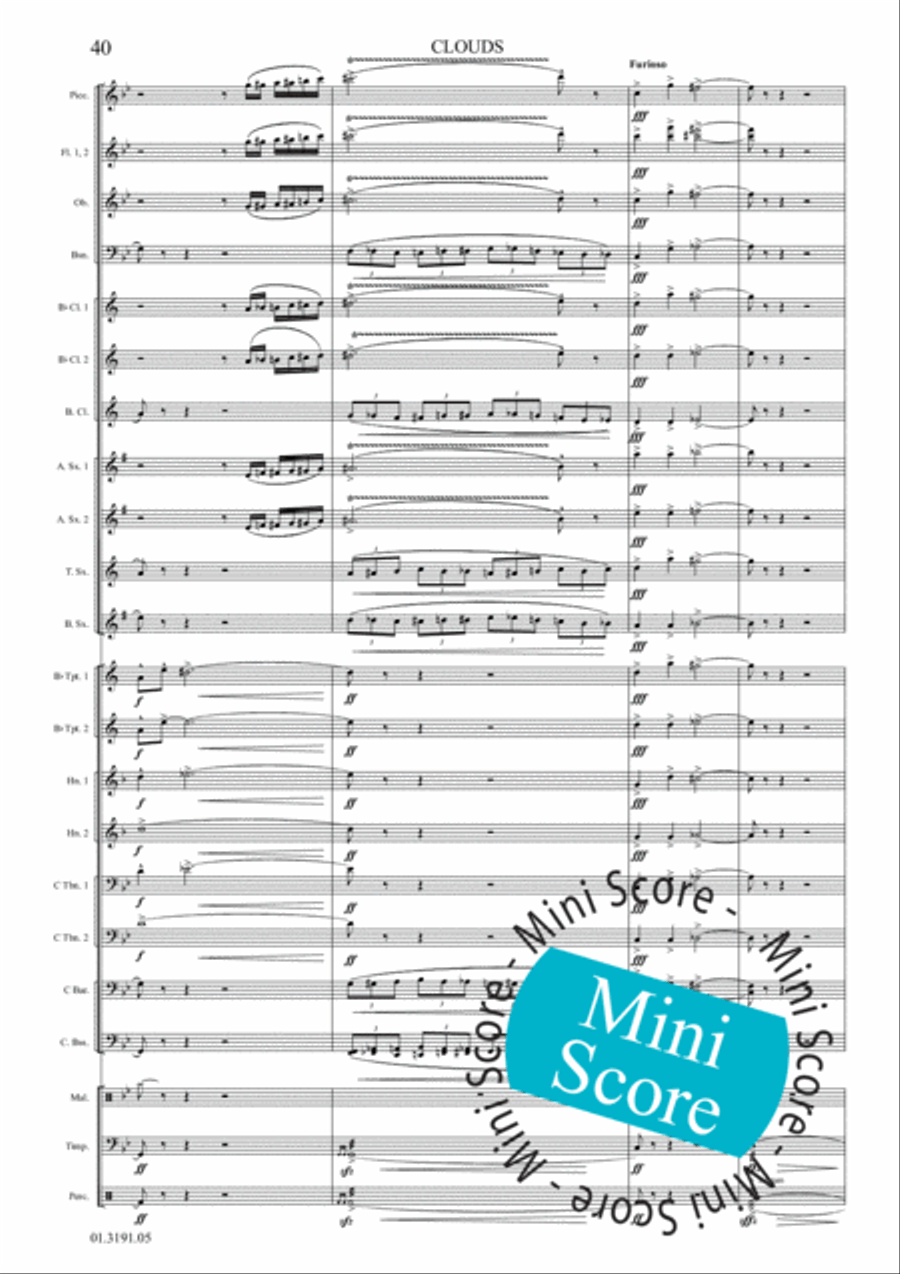 Clouds Clouds Concert Band scores gallery preview page 46