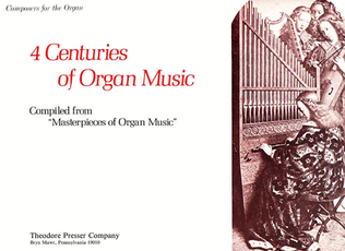 Book cover for 4 Centuries of Organ Music
