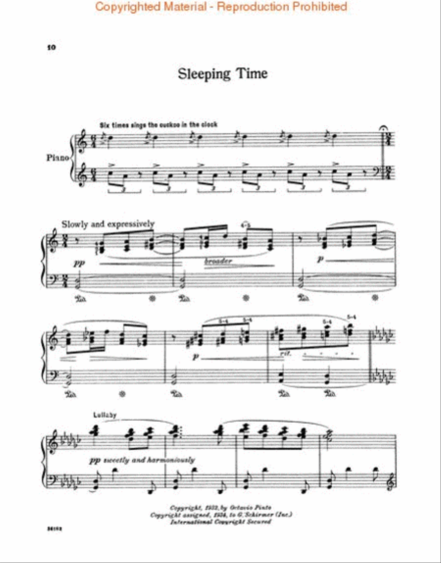 Scenis Infantis (Memories of Childhood) – 5 Pieces for Piano Piano Solo scores gallery preview page 4