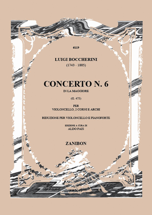 Book cover for Concerto N. 6 In La Magg. G.475