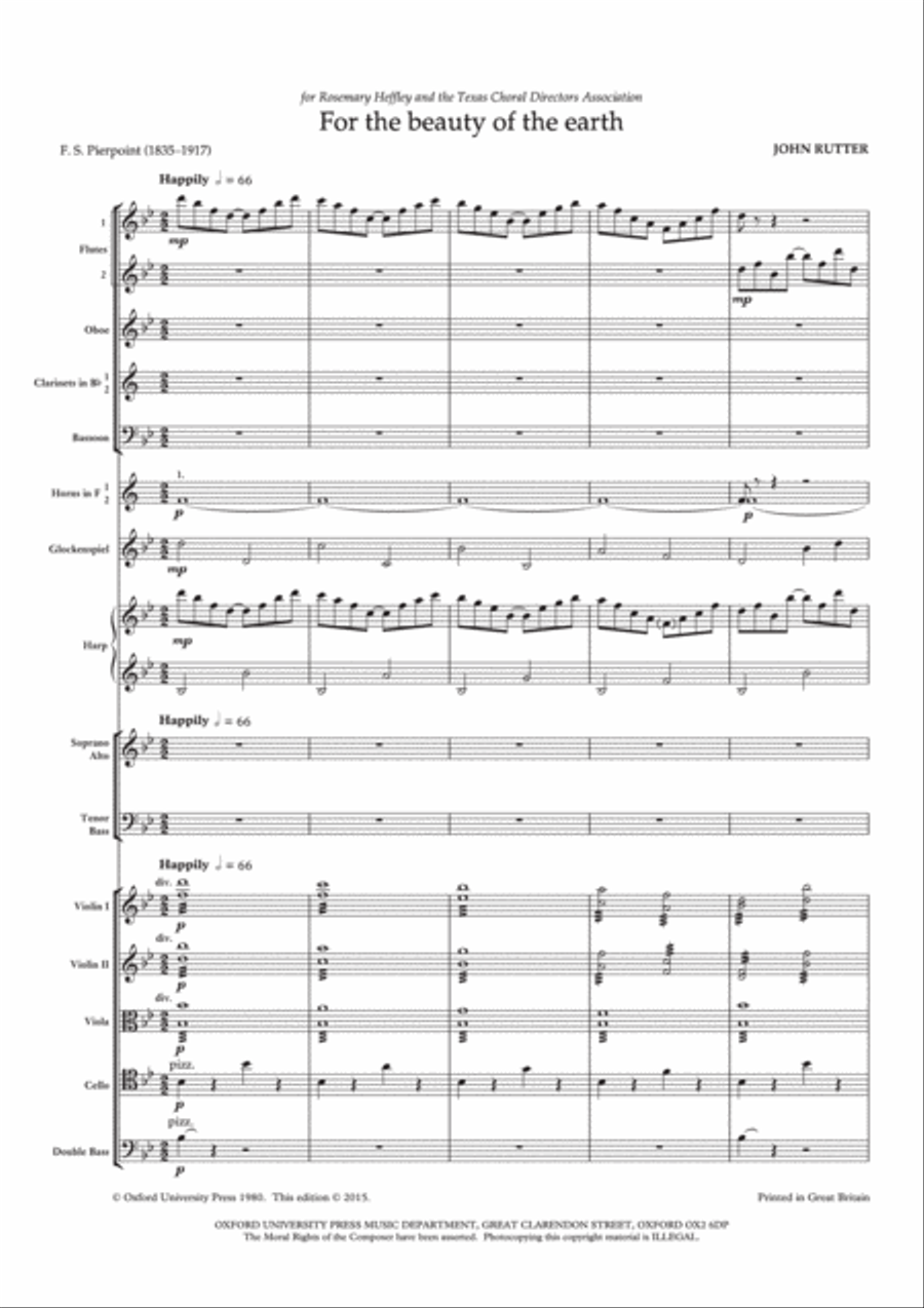 For the beauty of the earth 4-Part scores gallery preview page 3