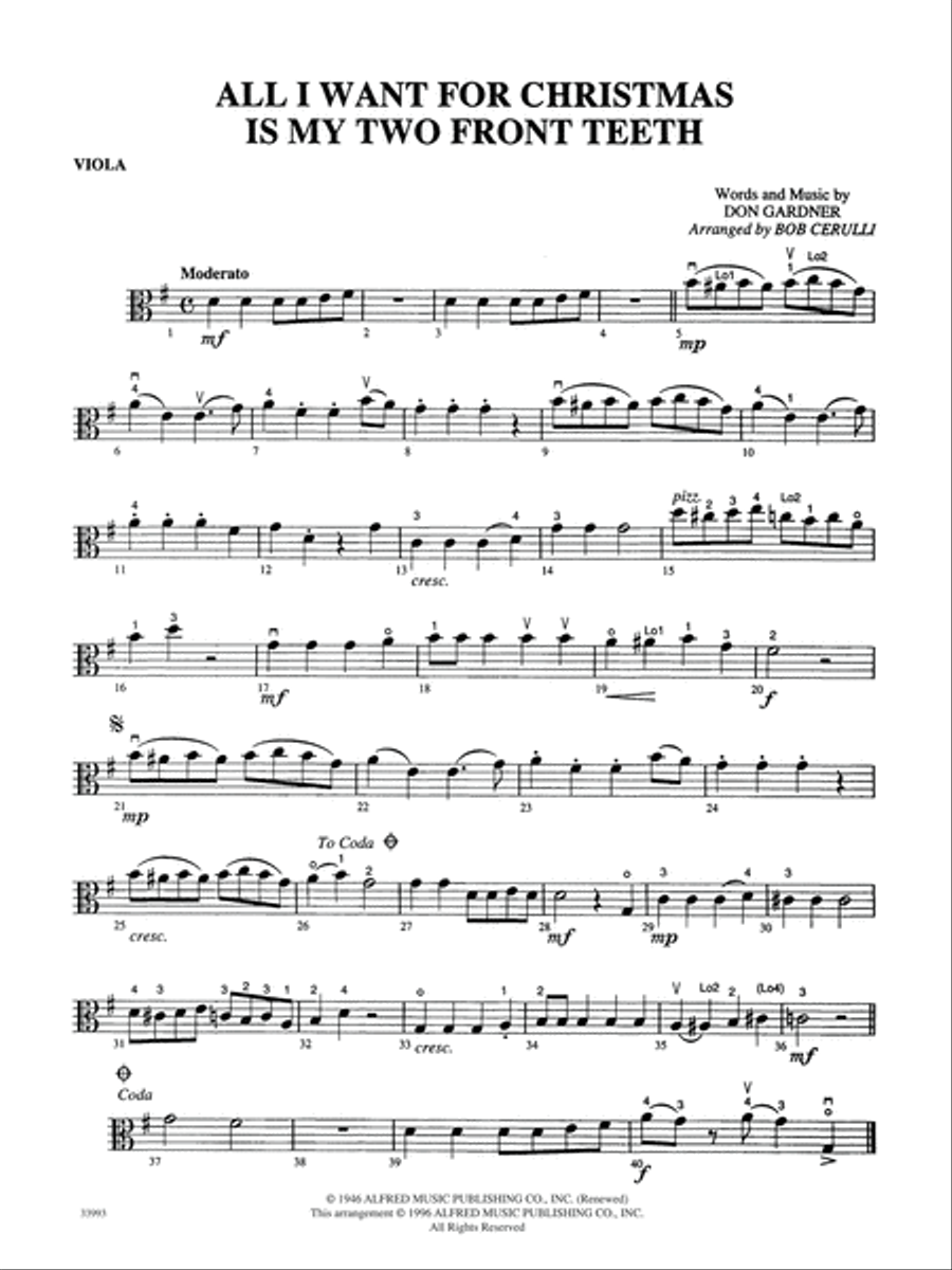 Classics for a Christmas Pops, Level 1: Viola String Orchestra scores gallery preview page 2