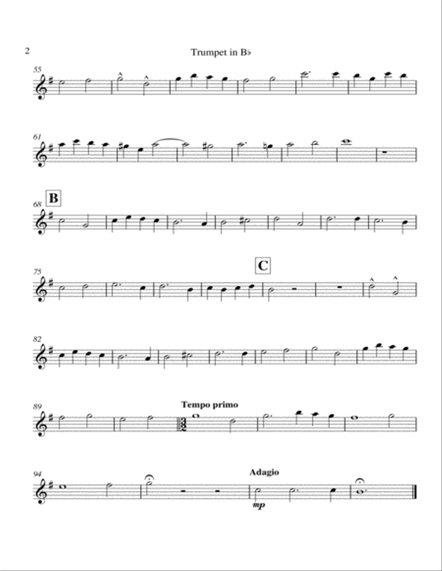 Quatricinia from Tower Music of 1696 Brass Quartet scores gallery preview page 6