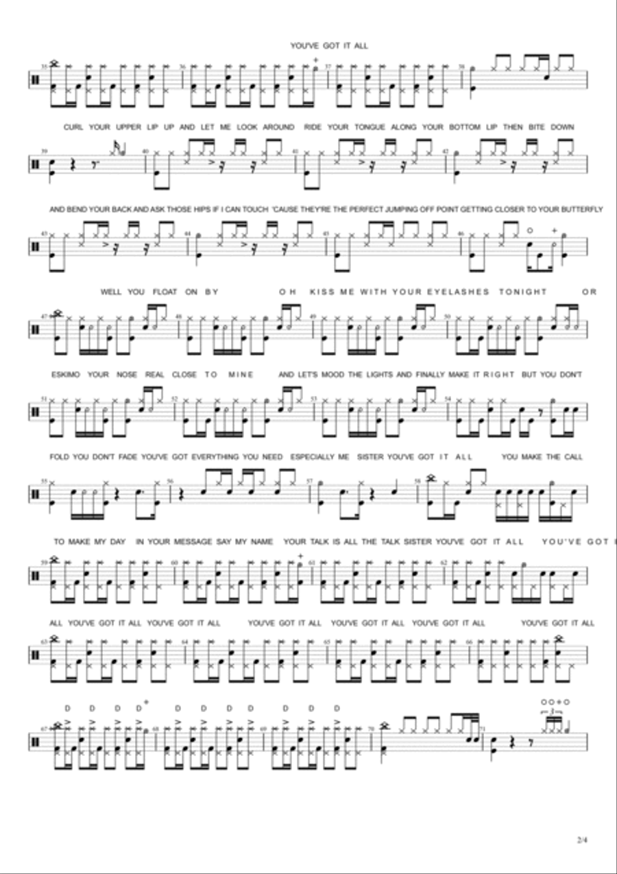 Butterfly Drum Set scores gallery preview page 2
