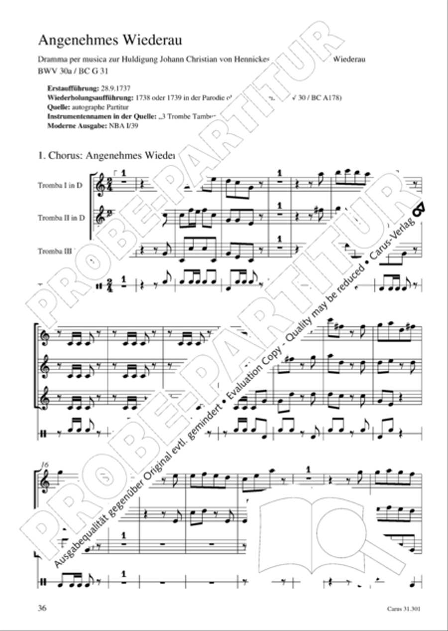 Bach for Brass 1: Cantatas I Voice scores gallery preview page 45