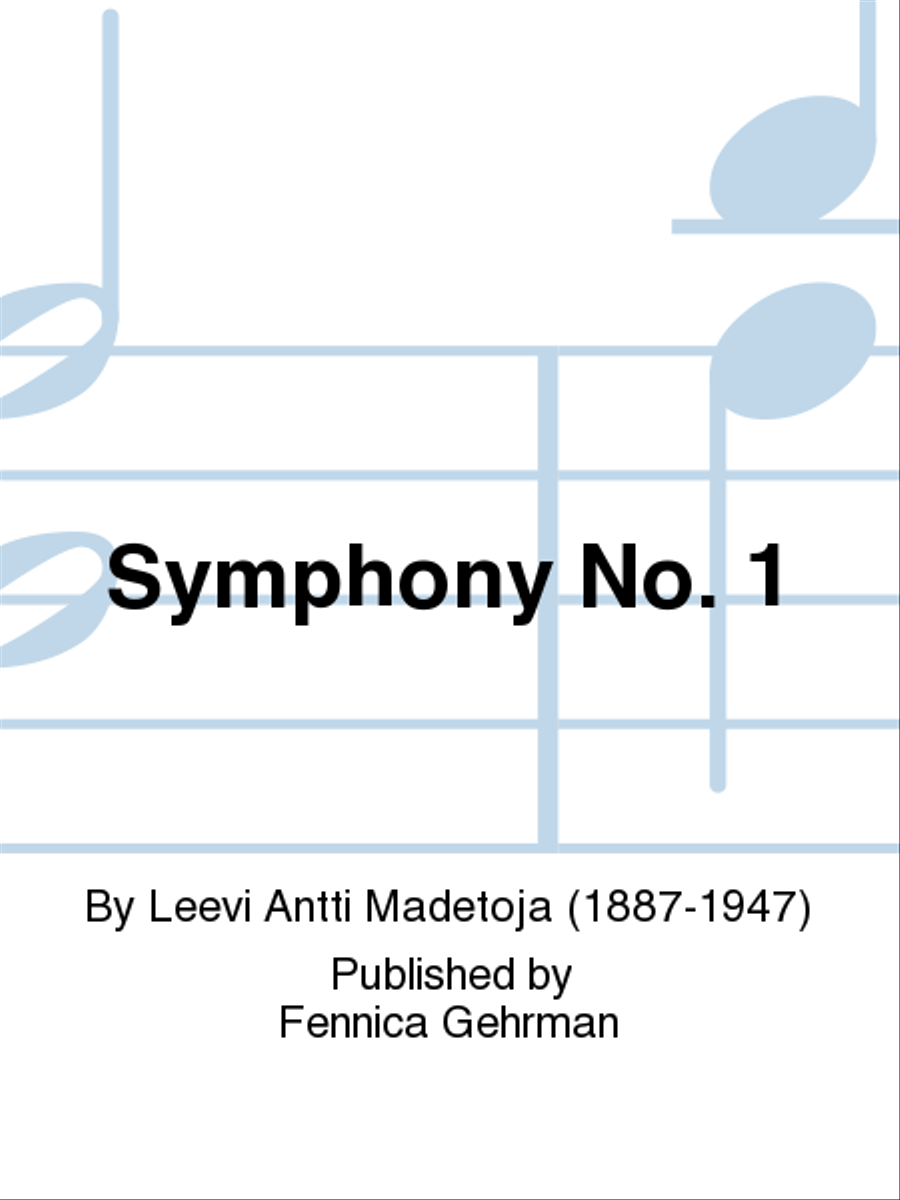 Symphony No. 1 Symphony No. 1 Orchestra scores gallery preview page 1
