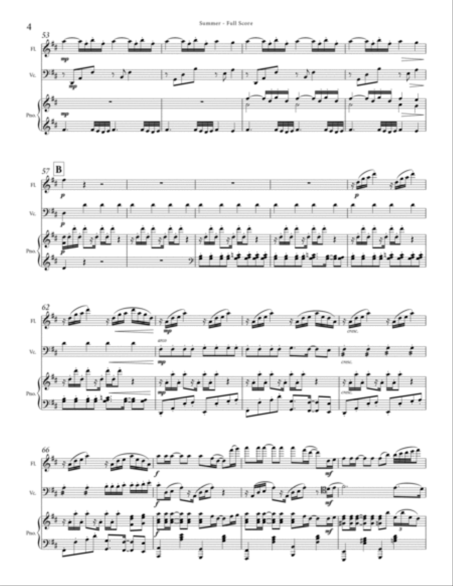 Summer Flute scores gallery preview page 4