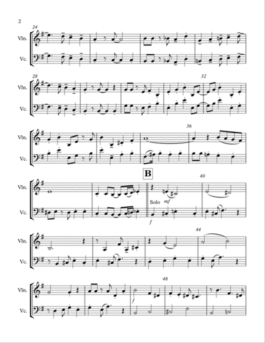 Puttin' On The Ritz Puttin' On The Ritz String Duet scores gallery preview page 2