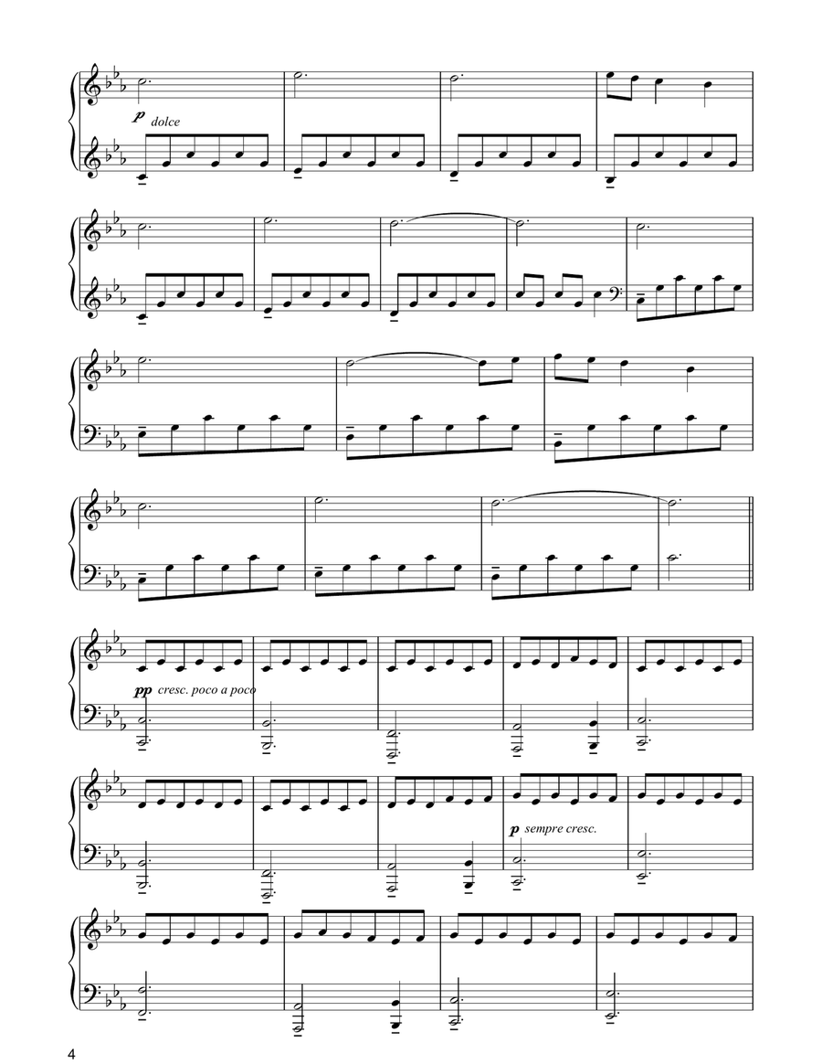 Primavera Piano Solo scores gallery preview page 4