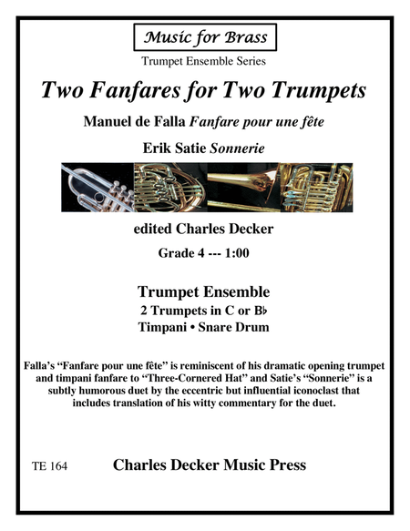 Two Fanfares for Two Trumpets from 1921 image number null
