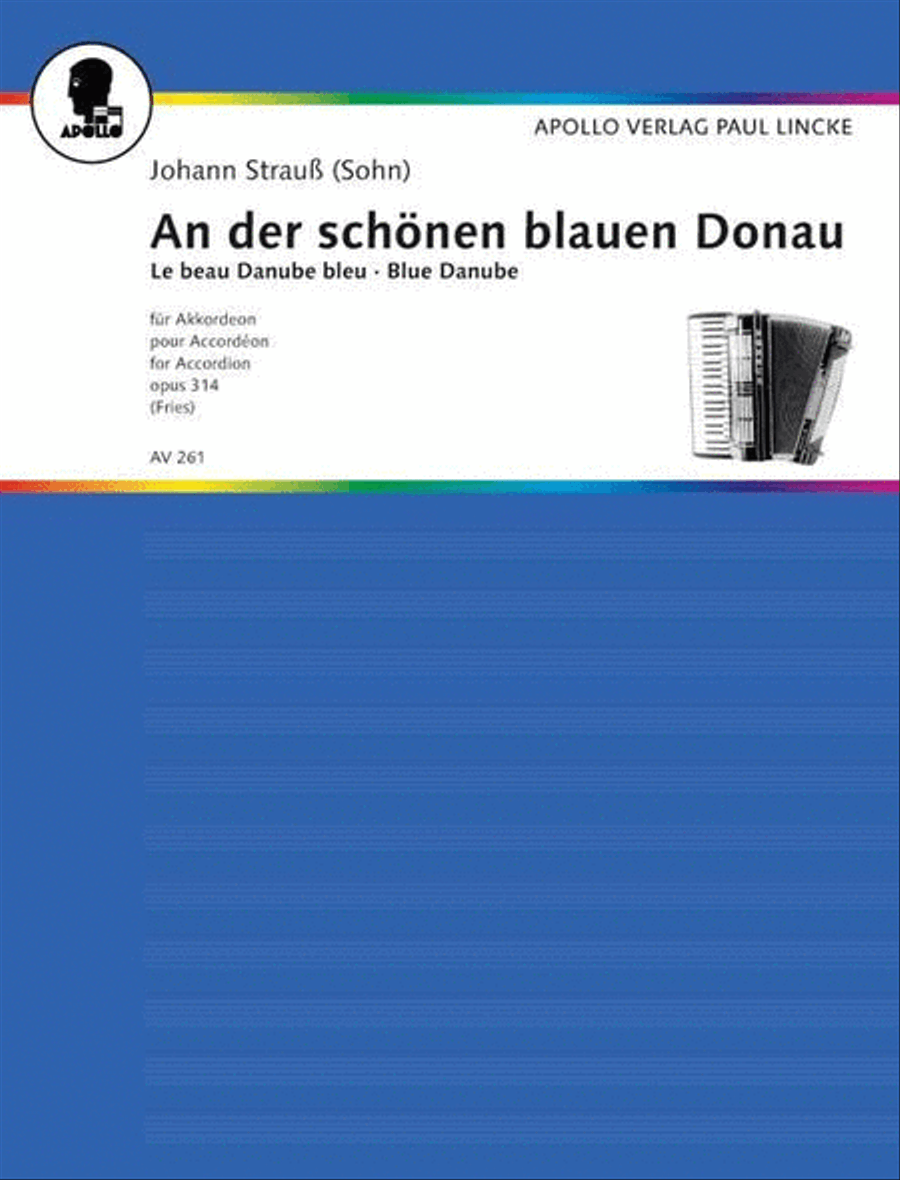 Blue Danube op. 314 Accordion scores gallery preview page 1