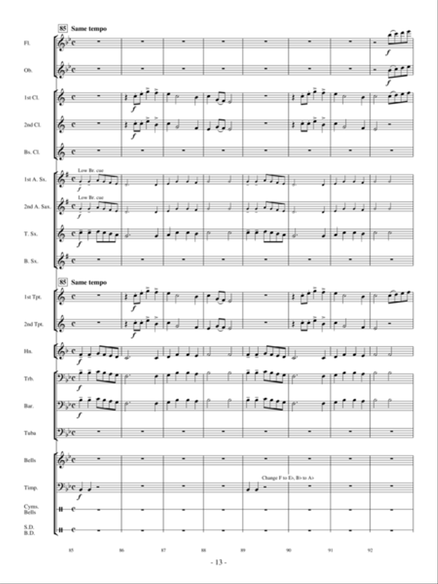 A Christmas Collage A Christmas Collage Concert Band scores gallery preview page 12