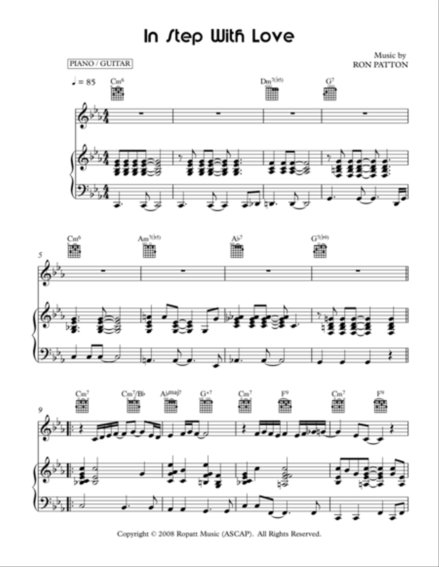 In Step With Love Small Ensemble scores gallery preview page 2