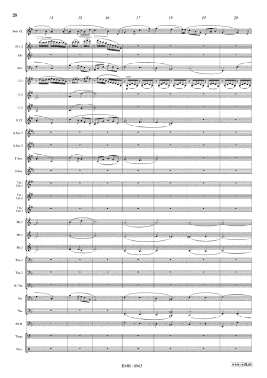 Japanese Folksongs Japanese Folksongs Concert Band scores gallery preview page 14