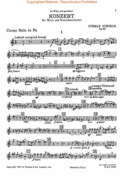 Horn Concerto, Op. 65