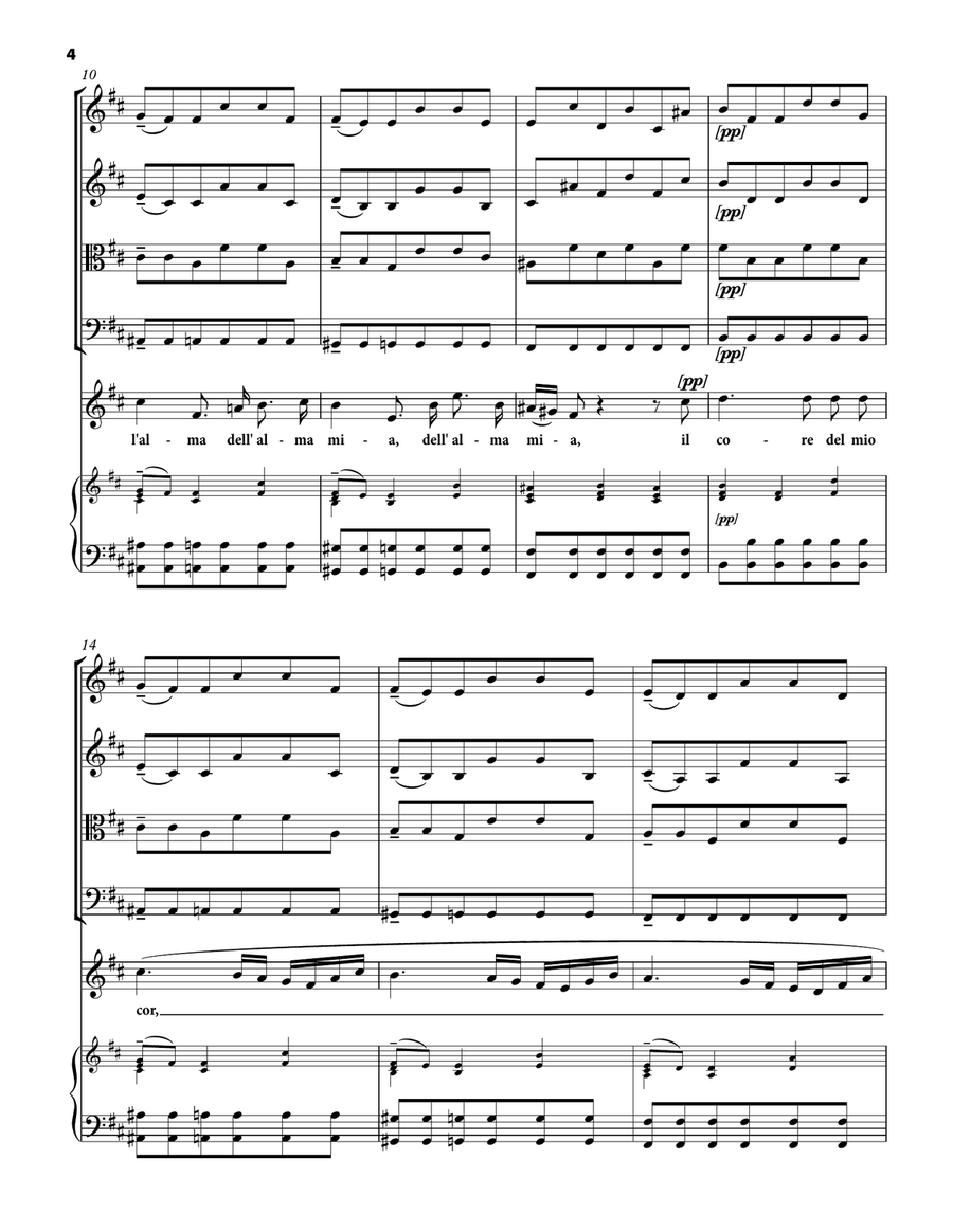 VIVALDI Antonio: Vedrò con mio diletto, aria from the opera Il Giustino, score and parts (B minor) Chamber Orchestra scores gallery preview page 4