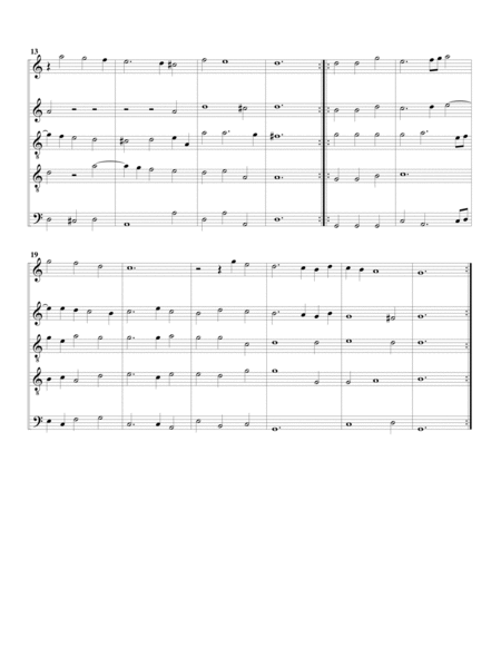 Dances a5 (1) from Neue Pavanen, Galliarden, Couranten, Intraden und Canzonen (1618) - Score Only