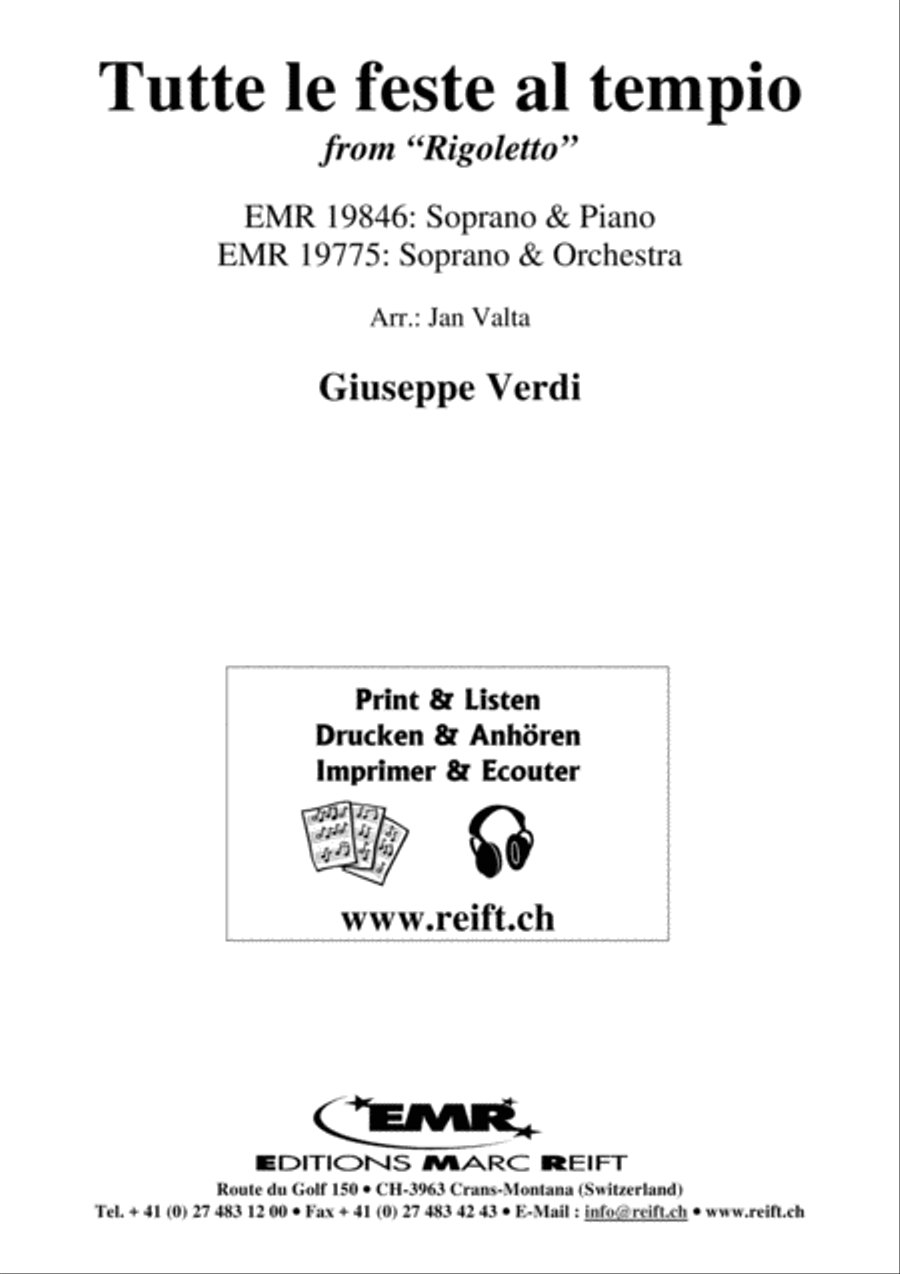 Tutte le feste al tempio Soprano Voice scores gallery preview page 2