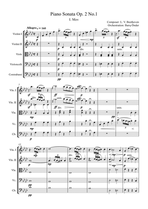 Beethoven Piano Sonata Op. 2 No. 1 String Orchestra (by Barış Önder)