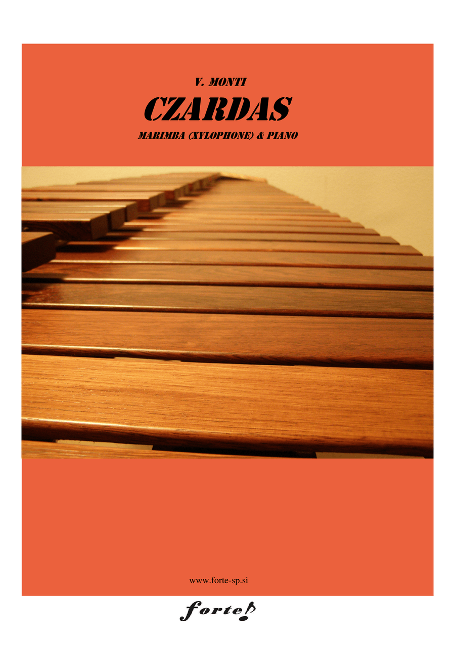 Czardas for Marimba (Xylophone) and Piano Piano scores gallery preview page 1