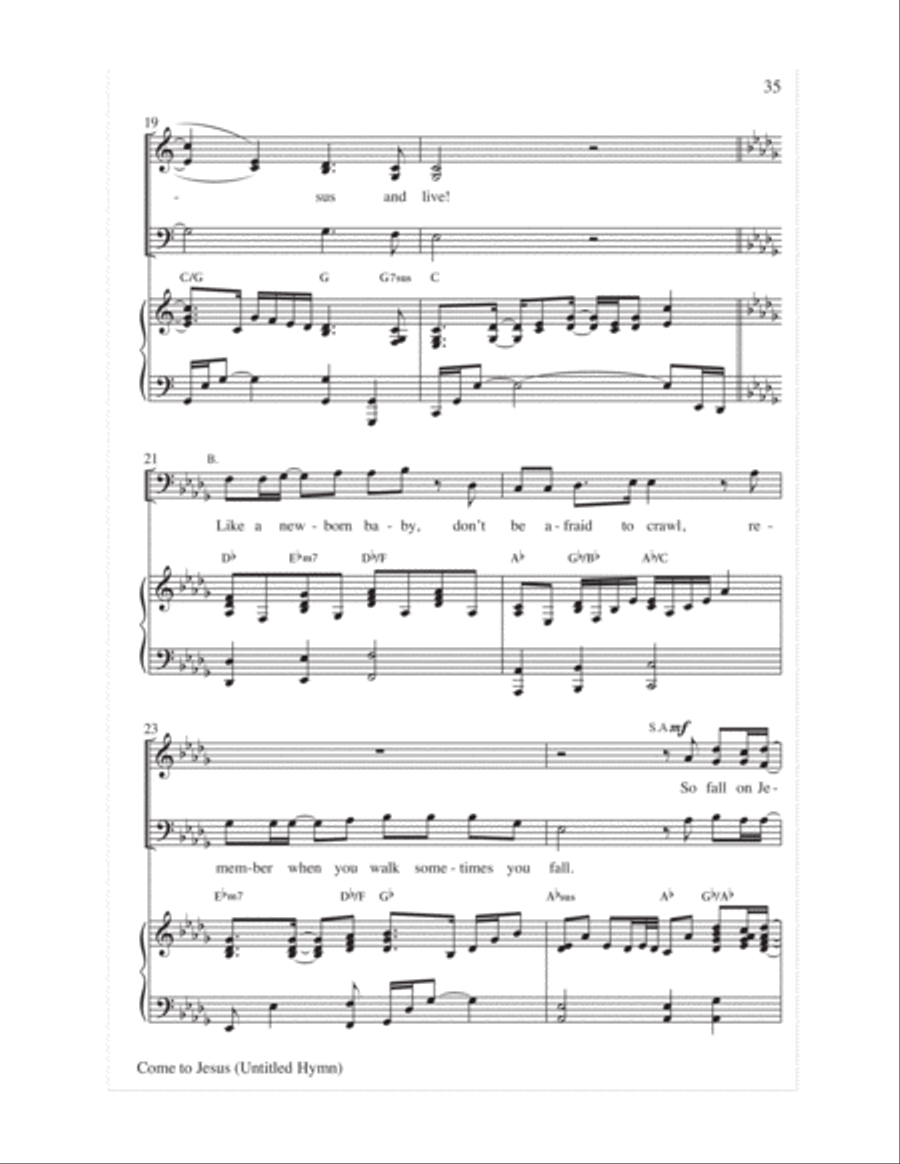 Easy Anthems, Vol. 3 3-Part scores gallery preview page 38