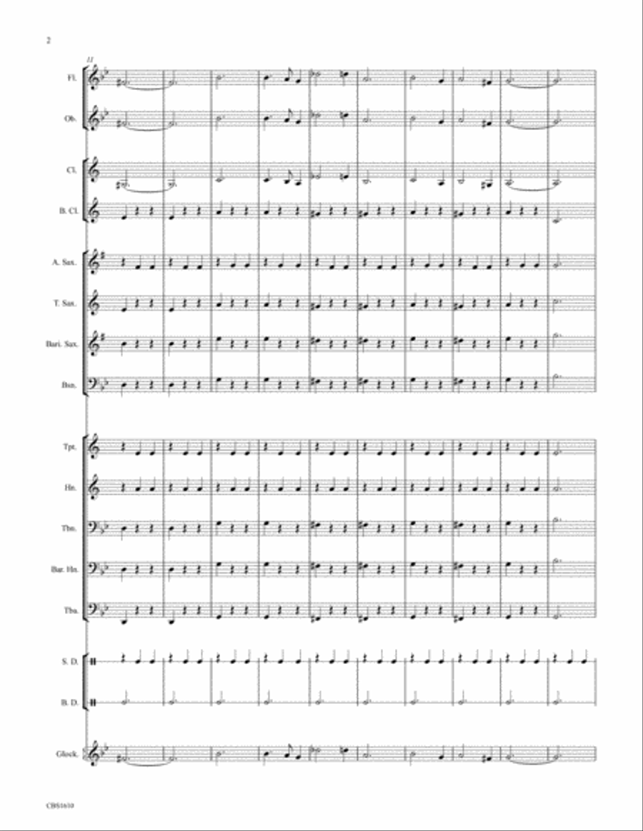 Creepy Carnival Concert Band scores gallery preview page 4