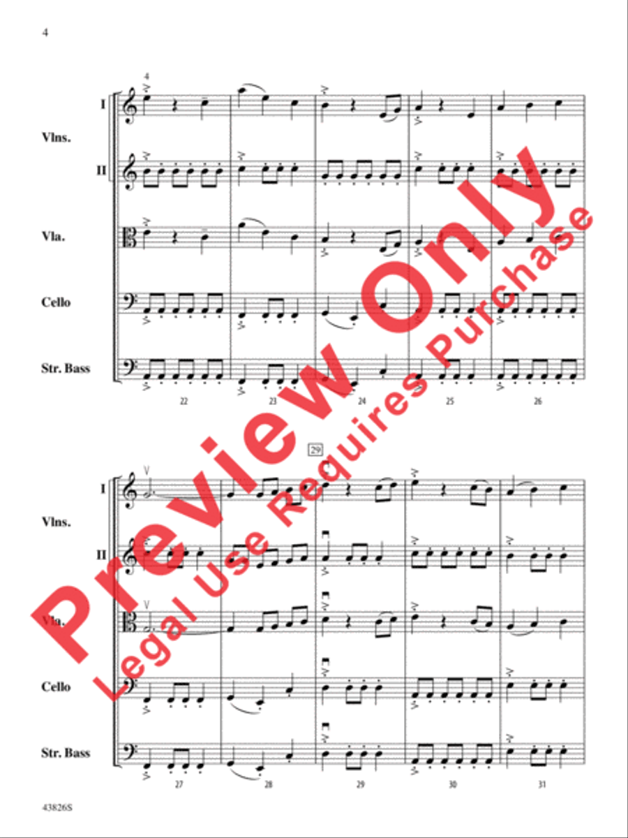 Iroquois Journey String Orchestra scores gallery preview page 5
